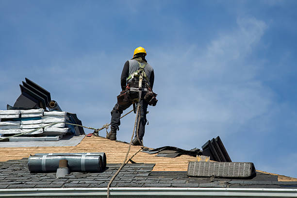 Professional Roofing technician working in Edmonton, KY